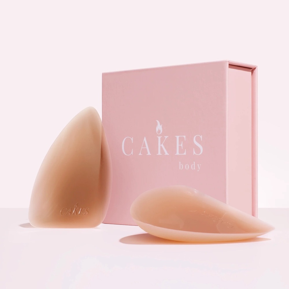 BRAND NEW Cakes OG Nipple Triangle Covers - Caramel, NIB